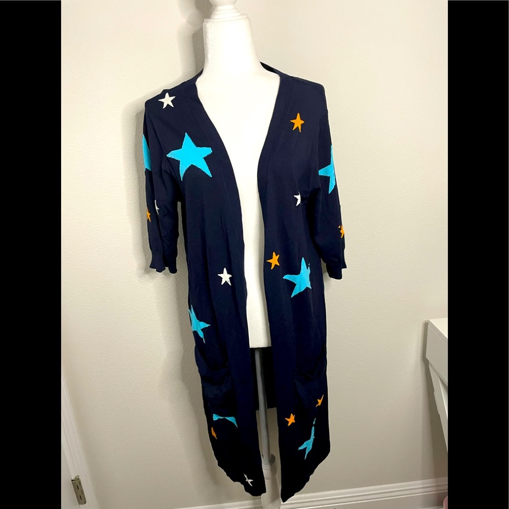 Gabby Isabella Long star Cardigan
